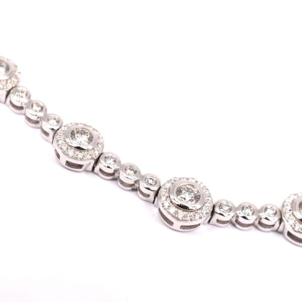 Diamond Halo Necklace