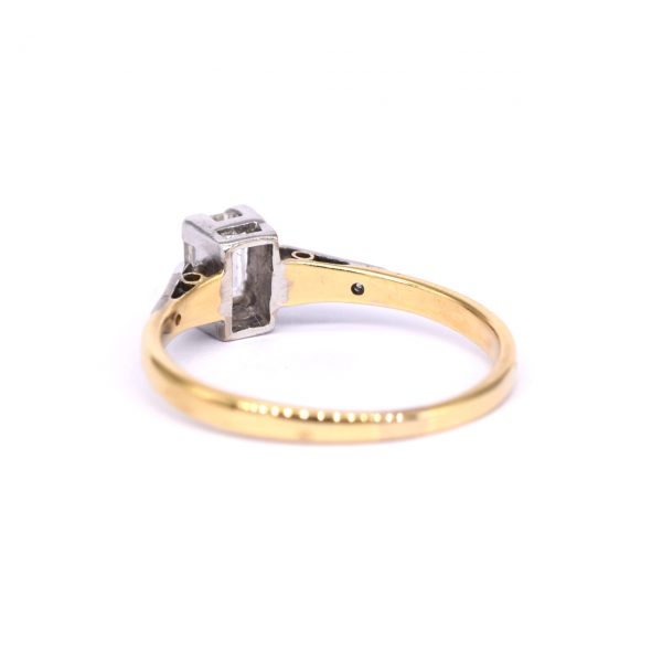 Vintage Emerald Cut Diamond Ring