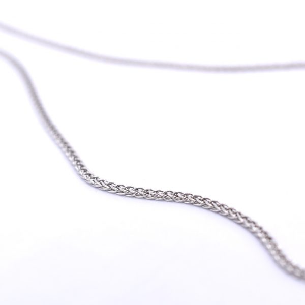 Antique Diamond Crescent Moon Necklace