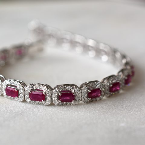 Ruby & Diamond Bracelet