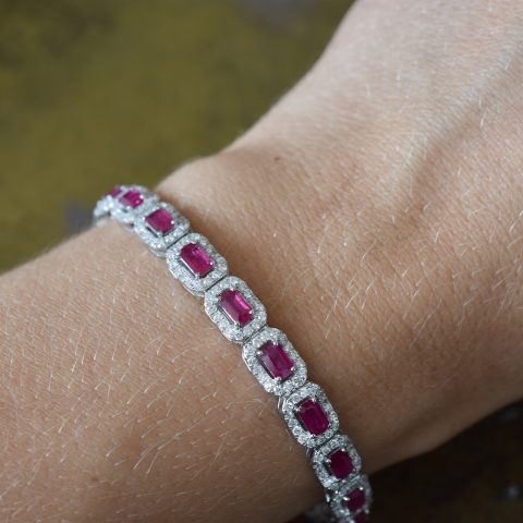 Ruby & Diamond Bracelet