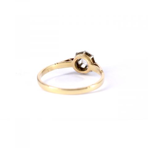 Antique Rose Cut Diamond Ring