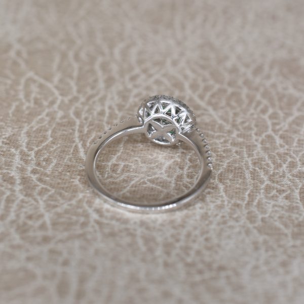 Emerald & Diamond Cluster Ring