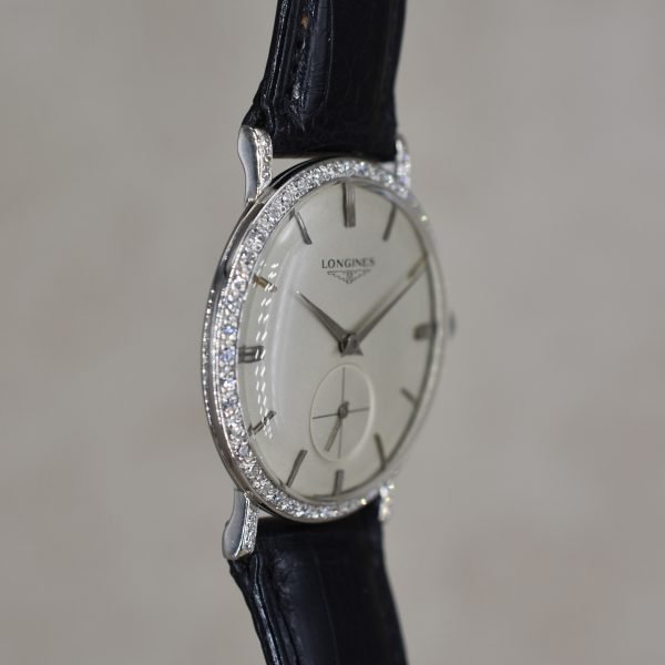 18ct Longines Diamond Bezel