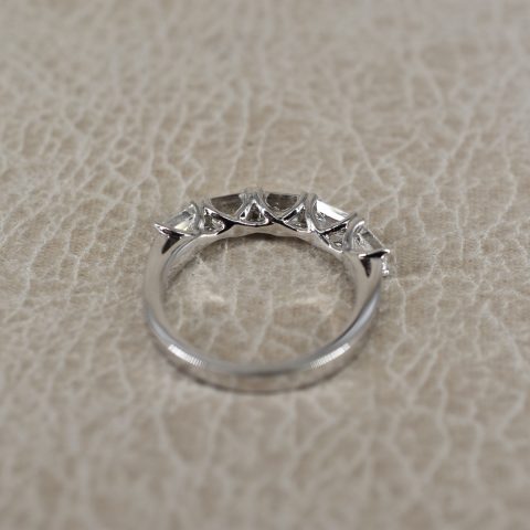 Emerald Cut 1.55ct Diamond Band