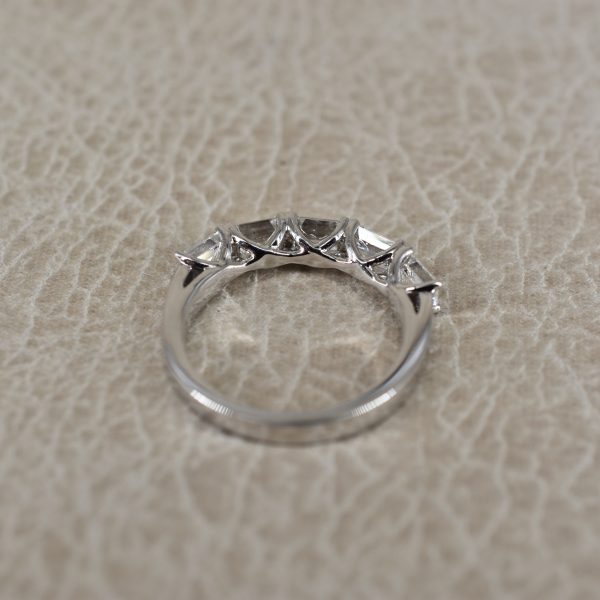 Emerald Cut 1.55ct Diamond Band