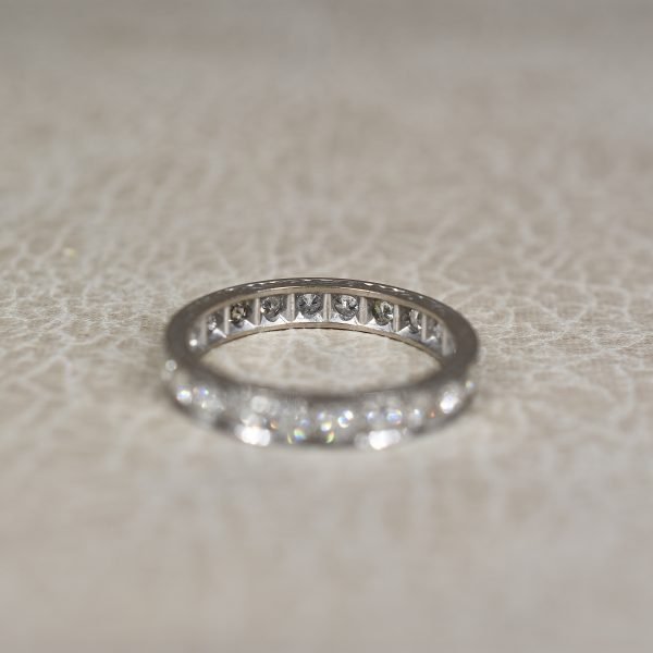 Vintage Diamond Full Eternity Ring