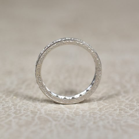 Vintage Diamond Full Eternity Ring