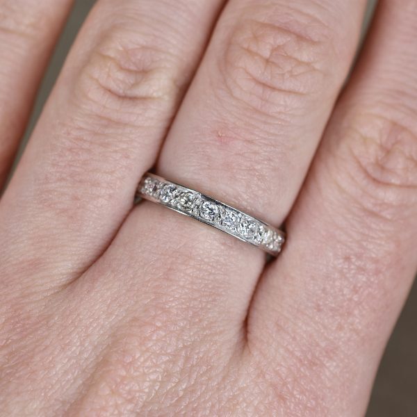 Vintage Diamond Full Eternity Ring