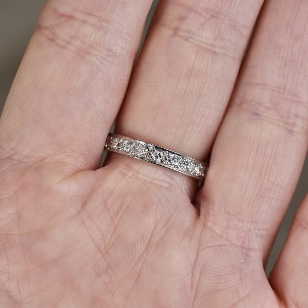 Vintage Diamond Full Eternity Ring