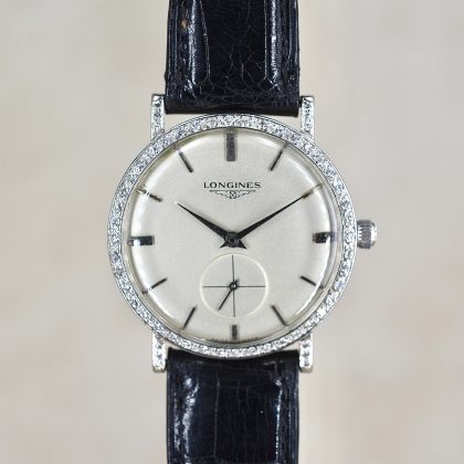 18ct Longines Diamond Bezel