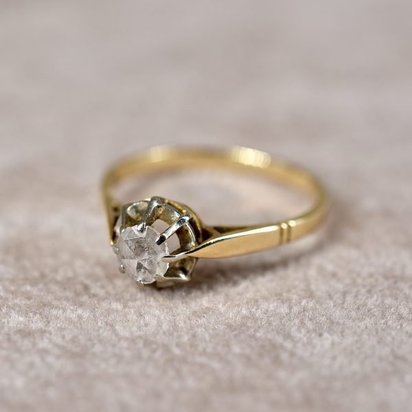 Antique Rose Cut Diamond Ring