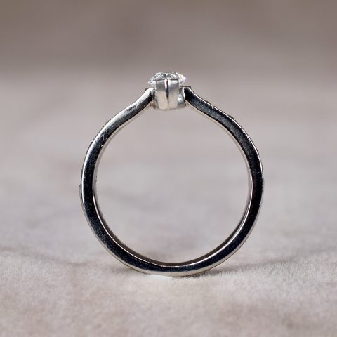 Marquise Cut 0.61ct Diamond Solitaire