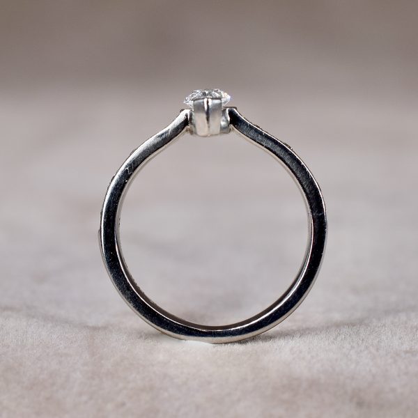 Marquise Cut 0.61ct Diamond Solitaire