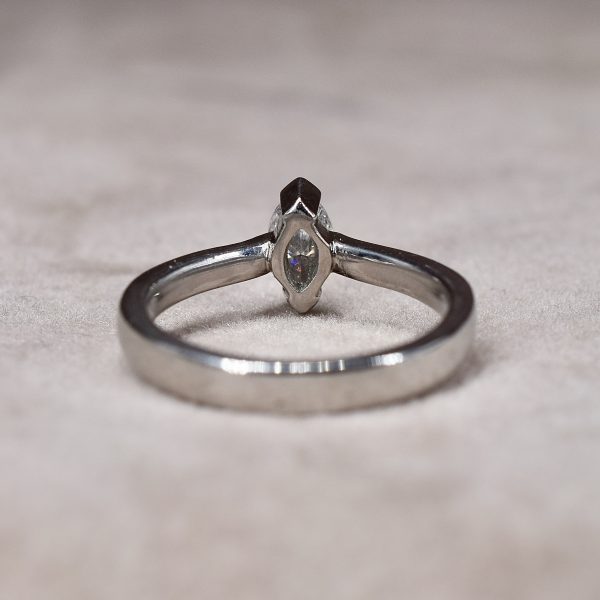 Marquise Cut 0.61ct Diamond Solitaire