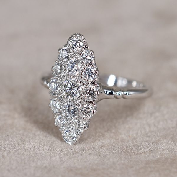 Diamond Navette Ring