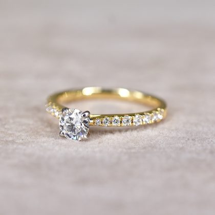 Round Brilliant 0.45ct Diamond Solitaire