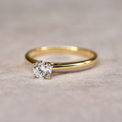 Round Brilliant 0.33ct Diamond Solitaire