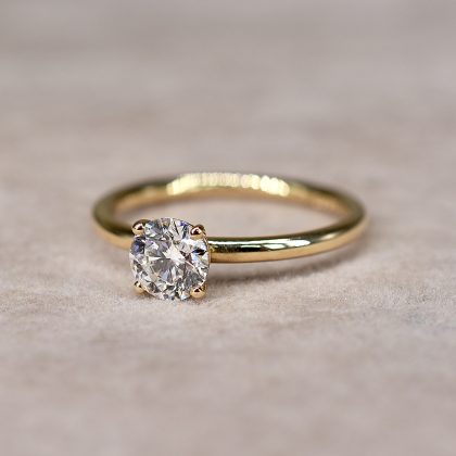 Round Brilliant 0.65ct Diamond Solitaire