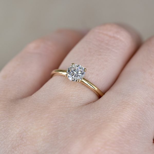 Round Brilliant 0.65ct Diamond Solitaire