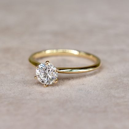 Round Brilliant 0.65ct Diamond Solitaire