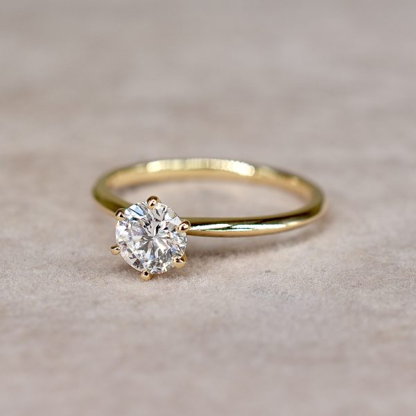 Round Brilliant 0.65ct Diamond Solitaire