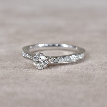 Round Brilliant 0.35ct Diamond Solitaire