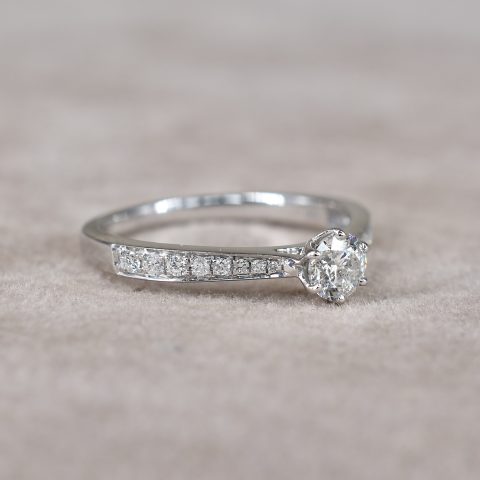 Round Brilliant 0.35ct Diamond Solitaire