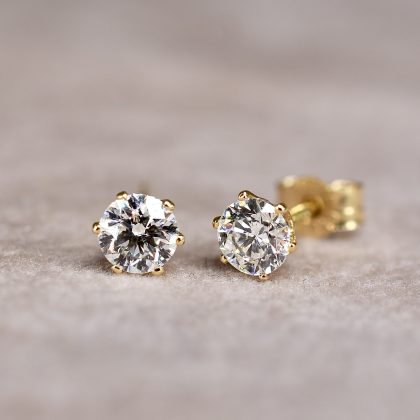 0.76ct Diamond Stud Earrings