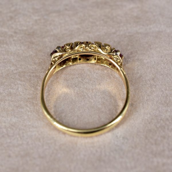 Edwardian Ruby & Diamond Ring