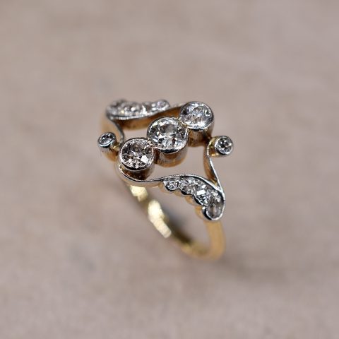 Art Nouveau Diamond Ring