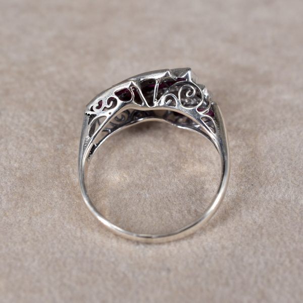 Art Deco Ruby & Diamond Ring