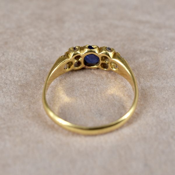 Victorian Sapphire & Diamond Ring