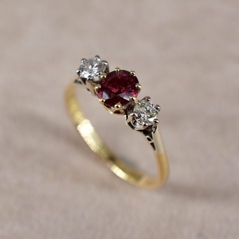 Vintage Ruby & Diamond Trilogy