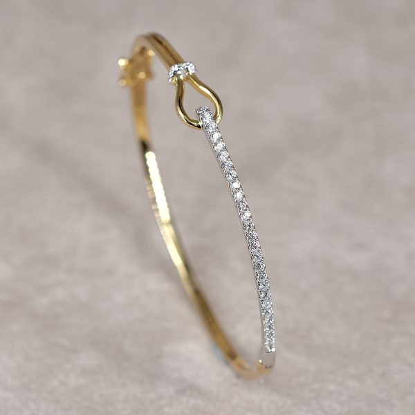 Diamond Loop Bangle