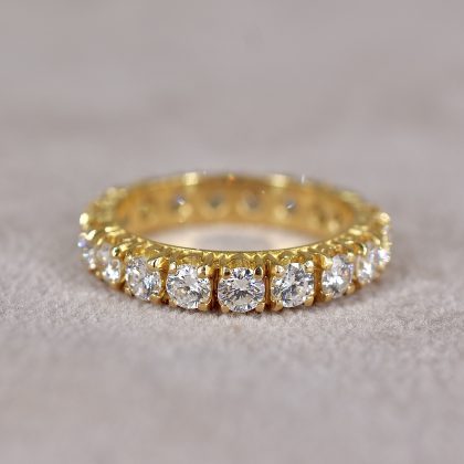 Vintage Round Brilliant 2.00ct Diamond Full Eternity