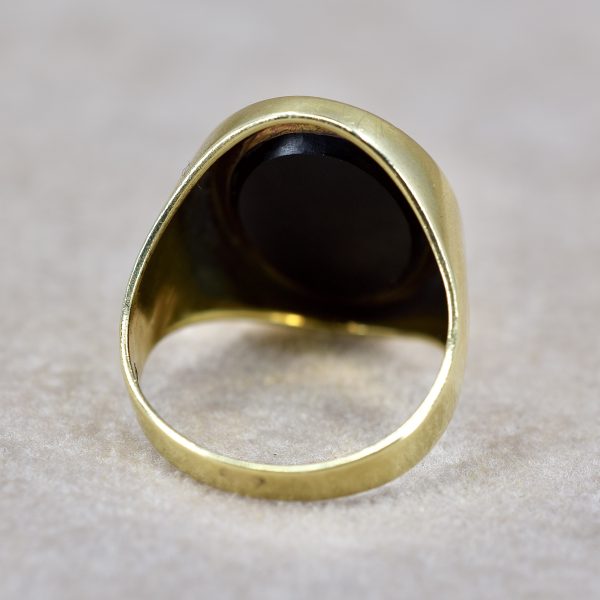 Vintage Seal Engraved Signet Ring