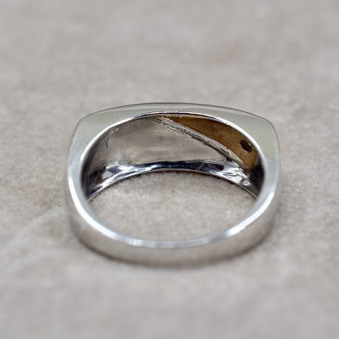 Bi-Colour Diamond Ring