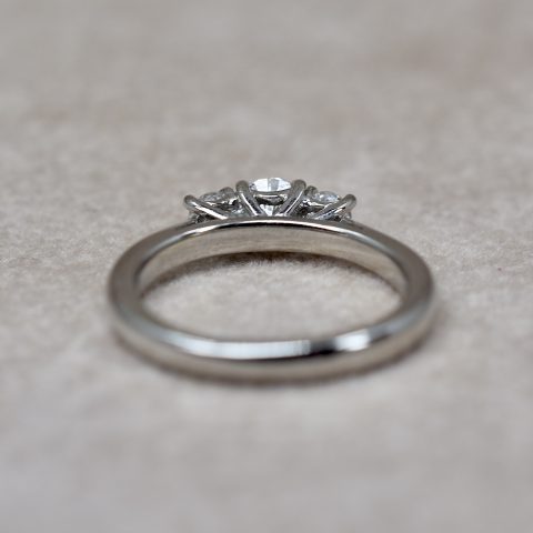 Round Brilliant 0.40ct Diamond Trilogy