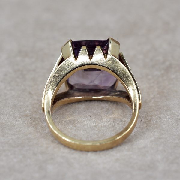 Vintage Amethyst Signet Ring