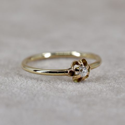 Reworked Diamond Buttercup Ring