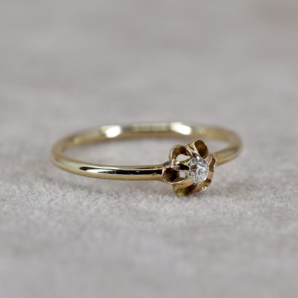 Reworked Diamond Buttercup Ring