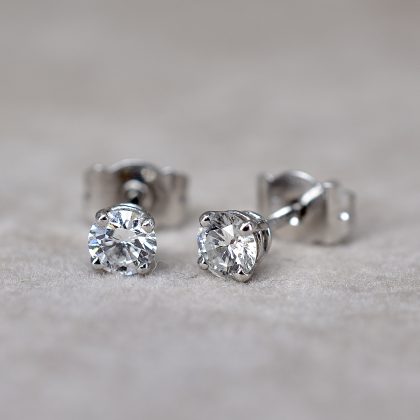 Round Brilliant 0.51ct Diamond Studs