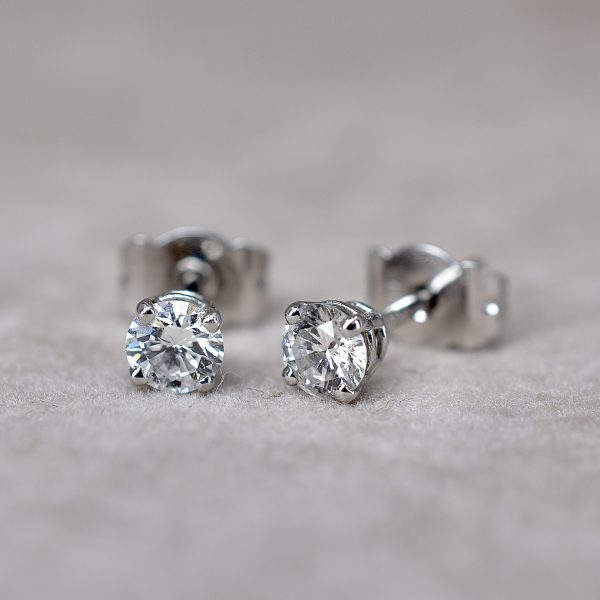 Round Brilliant 0.51ct Diamond Studs