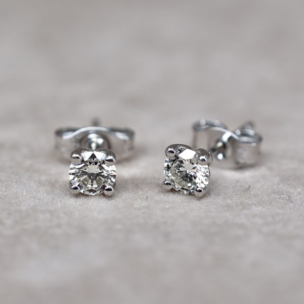 Round Brilliant 0.40ct Diamond Studs