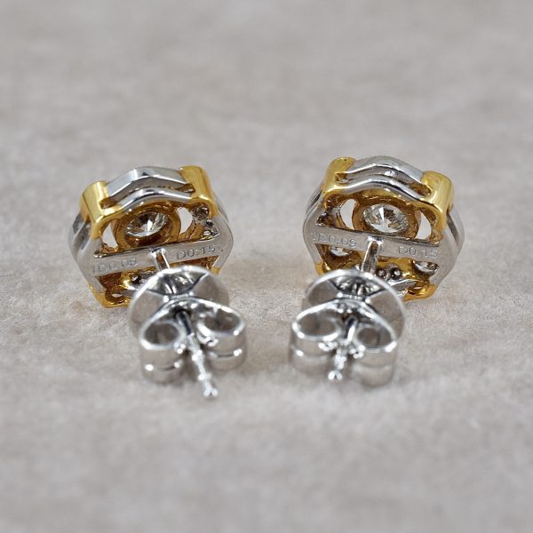 Orbit Diamond Stud Earrings