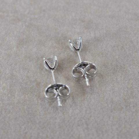 Round Brilliant 0.49ct Diamond Studs
