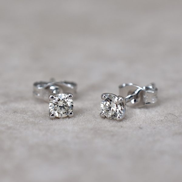Round Brilliant 0.34ct Diamond Studs