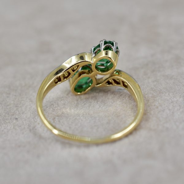 Antique Emerald & Diamond Ring