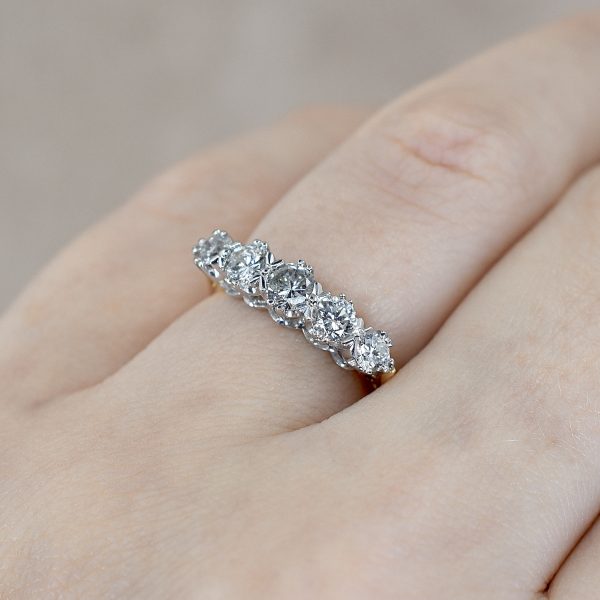 Vintage Diamond Five Stone Ring